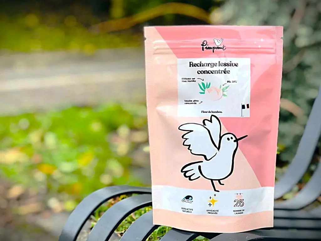 Lessive : doypack recharge impression numérique