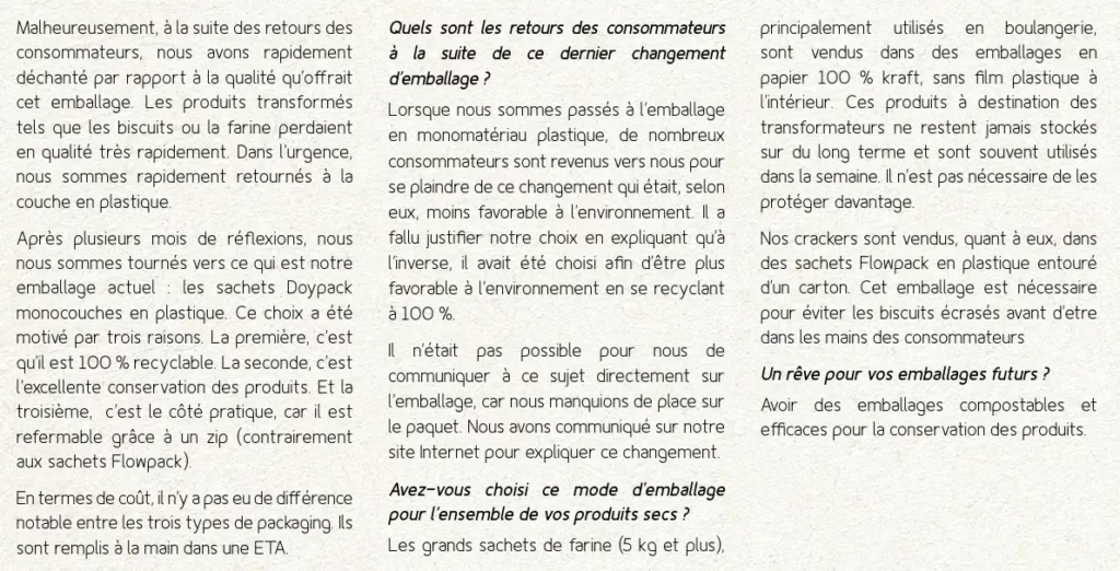 Article Doypacks recyclables vs doypacks kraft 2