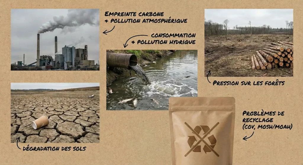 Doypacks recyclables versus kraft non recyclable