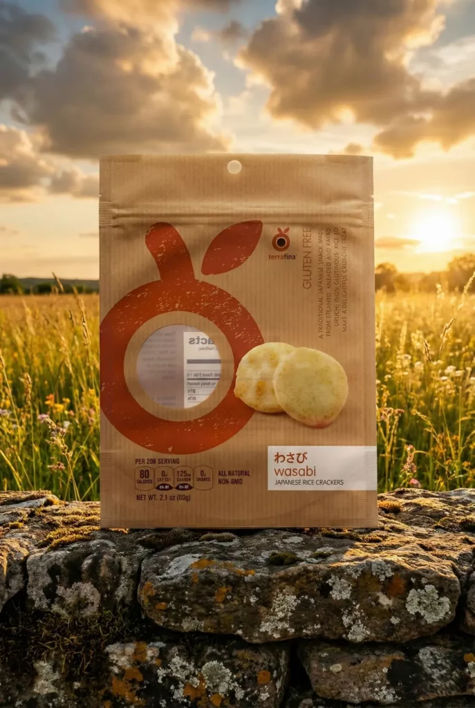 Emballage souple personnalisé doypack vernis kraft