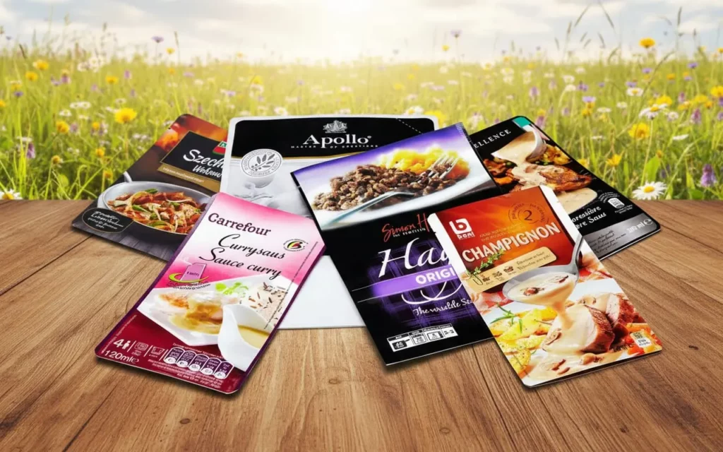 Emballages souples personnalisés sachets et doypacks imprimés stérilisables